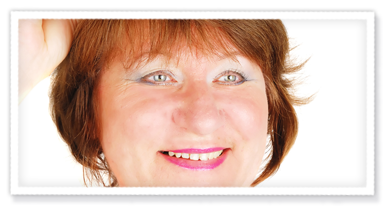 stock photo of a smiling woman