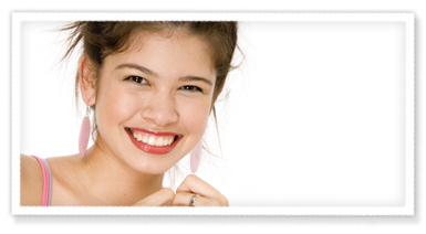 stock photo of a smiling young woman